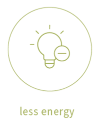 Less energy